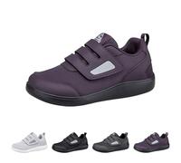 Orthopedic Shoes for Edema and Swollen Feet Elderly Women Adjustable Strap Extra Wide Fit Trainers Breathable Diabetic Sneakers Shoes for Ladies Swollen Pain Relief Footwear UK 4-7