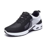 Orthopedic Shoes for Women - Stylish Orthopedic Sneakers for Women with Arch Support, Lightweight Air Cushion Design for Tennis, Gym & Daily Use (Black,42)