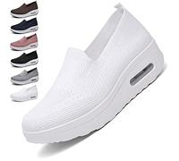 Orthopedic Sneakers Women, Zapatillas OrtopéDicas para Mujer, Zapatos Ortopédicos de Moda, Zapatillas Deportivas con Plataforma elástica de Malla, para Mujer para Caminar, Correr, Trabajar