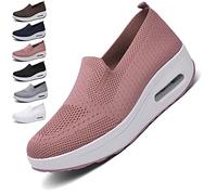 Orthopedic Sneakers Women, Zapatillas OrtopéDicas para Mujer, Zapatos Ortopédicos de Moda, Zapatillas Deportivas con Plataforma elástica de Malla, para Mujer para Caminar, Correr, Trabajar