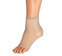 OrthoSleeve FS6 - Manga de compresión para pie (manga única) para fascitis plantar, dolor de talón, tendinitis de Aquiles e hinchazón (natural, XL)