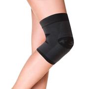 OrthoSleeve® Rodillera KS7 | Negro - Talla M | Exclusiva tecnología de compresión de 7 zonas | Rodilla de corredor, rotuliana, ITBS, hinchazón y alivio del dolor de artritis | Se amolda a la forma de