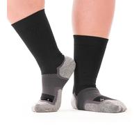 OrthoSleeve WC4 - Calcetines de bienestar anchos para diabéticos y neuropatía para mejorar la circulación y ayuda con el edema (XXL Wide, Tripulación, 3 pares, Negro)