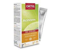 Ortis - Acinorm Forte Gel 12 Sobres - Complemento Alimenticio que Ayuda en Caso de Digestión Difícil y Reflujo Ácido - Acción Rápida - 100% Natural a base de Regaliz y Amla