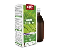 Ortis - Frutas & Fibras Acción Suave Jarabe 250 ml - Complemento Alimenticio que Ayuda a Mantener un Tránsito Intestinal Normal y Regular - Adaptado Para Toda la Familia - 100% Natural a Base de Higo