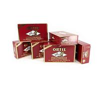 ORTIZ Ventresca de Bonito del Norte en Aceite de Oliva - 6 Latas de Conserva de 112 Grs