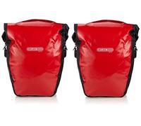 Ortlieb Back-Roller City - Juego de bolsas para parte trasera de bicicleta, color rojo/negro (2 unidades x 20 L)