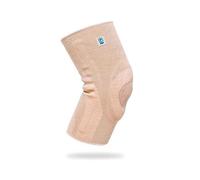 Orto-Flora Rodillera con Almohadilla de Silicona y Estabilizadores Laterales Prim Aqtivo Skin P701BG Talla L - Soporte de Rodilla con Compresión, Estabilización Lateral y Tejido Transpirable AirQuick