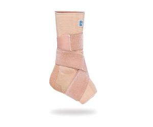 Orto-Flora Tobillera con Vendaje en 8 y Almohadillas de Silicona Prim Aqtivo Skin P706BG Talla S - Soporte de Tobillo con Compresión, Estabilización Avanzada y Tejido Transpirable