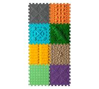 ORTO NATURE Alfombrillas de Masaje para el Suelo-Alfombrilla ortopédica para Juegos Infantiles, Juego sensorial, baldosas entrelazadas, Alfombrillas de Juego para niños (cocodrilo aquí)