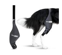 Ortocanis - Rodillera para Perro - para Pierna Trasera Izquierda - Fabricada en Neopreno ARD - para Desgarros LAC, Lesiones de Ligamento, Luxación de Rótula u Osteoartritis - Size X-Mini (13-14 cm)