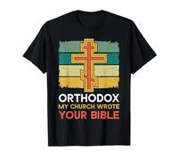 Ortodoxa Mi Iglesia escribió tu Biblia Cristianismo ortodoxo Camiseta