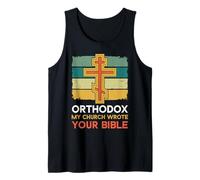 Ortodoxa Mi Iglesia escribió tu Biblia Cristianismo ortodoxo Camiseta sin Mangas