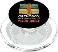 Ortodoxa Mi Iglesia escribió tu Biblia Cristianismo ortodoxo PopSockets PopGrip para MagSafe