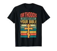 Ortodoxa Mi Iglesia escribió tu Biblia Ortodoxa Oriental Camiseta