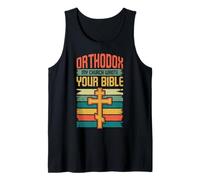 Ortodoxa Mi Iglesia escribió tu Biblia Ortodoxa Oriental Camiseta sin Mangas