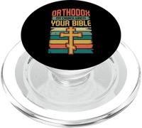 Ortodoxa Mi Iglesia escribió tu Biblia Ortodoxa Oriental PopSockets PopGrip para MagSafe