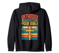Ortodoxa Mi Iglesia escribió tu Biblia Ortodoxa Oriental Sudadera con Capucha