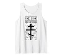 Ortodoxia Sin aditivos Divertido Cristiano Ortodoxo Camiseta sin Mangas
