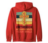 Ortodoxo Mi Iglesia Escribió Tu Biblia Cristiano Ortodoxo Sudadera con Capucha