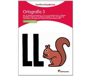 ORTOGRAFÍA 3 SANTILLANA CUADERNOS