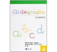 ORTOGRAFIA 8 - Mayúsculas: vocales. Mayúsculas: J,B,C,V,G,D,Q | Cristinaequipo Quetzal Bauzá De Mirabó López, Dylar Ediciones