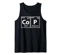 Ortografía de Elementos periódicos Blancos de policía (Co-P) Camiseta sin Mangas