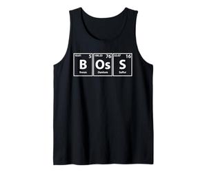 Ortografía de Elementos periódicos Boss (B-Os-S) Camiseta sin Mangas