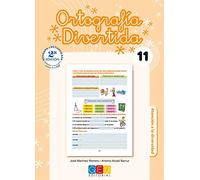 Ortografía divertida 11 / Editorial GEU / 4º Primaria / Mejora la ortografía / Recomendado como apoyo / Con actividades sencillas de repaso: Cuaderno ... Primaria (Ortografia Divertida para Niños)