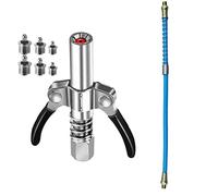Orton Acoplador de grasa acoplador de grasa Metal NPTI/8 10000 PSI dos prensa fácil de engrasar inyector de grasa