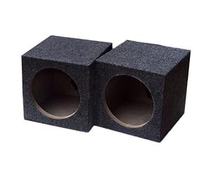 Orton Caja de altavoz individual de 6.5 pulgadas Cajas de altavoz selladas universales Caja de altavoz de coche Cajas de subwoofer para coche Par de música
