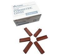 Orton Cones Conos pirométricos para monitorear hornos cerámicos-cono 04 (1 paquete de 50)