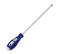 Orton Destornillador de cabeza plana con punta magnética de 30,5 cm de largo, 6,5 mm