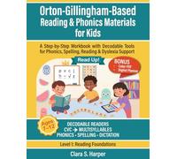 Orton-Gillingham Based Reading and Phonics Materials for kids: A Step-by-Step Workbook With Decodable Tools for Phonics, Spelling, Reading & Dyslexia Support (Read Up!)