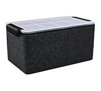 Orton Máquina de hielo transparente para hacer cubitos de hielo, 8 cuadrados grandes, para cócteles