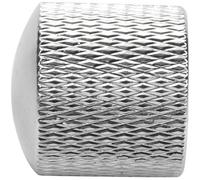 Orton Perilla de volumen de bajo para guitarra eléctrica, potenciómetro, tapa de acorde, perilla de volumen, aleación de zinc