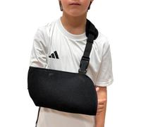 Ortones - Cabestrillo Infantil Ajustable para Brazo y Hombro - Suave, Resistente y Fácil de Ajustar - Color Negro (Large)