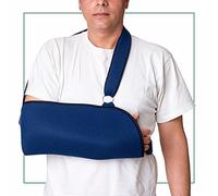 Ortones - Cabestrillo Sling Ajustable para Brazo Derecho y Hombro con Cincha Antirotación - Inmovilizador Talla Universal - Azul