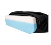 Ortones - Cojín Antiescaras Viscoelástico 42x42x8 cm | Antideslizante, asiento ortopédico, ayuda a aliviar la presión, silla de ruedas, oficina, coche y hogar