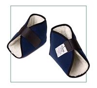 Ortones - Par de Taloneras Patucos Antiescaras - Protectores para Talón, Pie o Codo - Prevención Úlceras y Llagas - Uso en Cama o Silla de Ruedas - Talla Única - Azul Marino