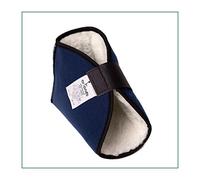 Ortones - Talonera Antiescaras - Protector para Talón, Pie o Codo para Prevención de Úlceras y Llagas por Presión - Uso Diario en Cama o Silla de Ruedas - 1 Unidad, Azul Marino