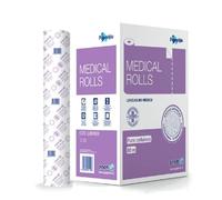 Ortopal Papel Camilla Doble Capa, 6 Rollos de 80 Metros Cada, 216 Precortes de 59.2x37 cm, Blanco, Certificación CE y FSC