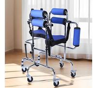 Ortopedia Rollator 6 Ruedas Caminadores Para Niños Con Parálisis Cerebral, Andadores Estrechos Con Asiento, Walking Aid Carro De Rehabilitación Con Asiento, Andador Móvil De Altura Ajustable