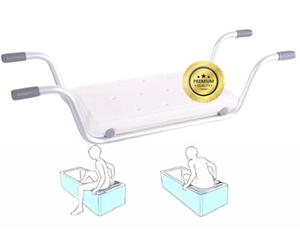 OrtoPrime Asiento de Bañera Adulto Antideslizante - Tabla Bañera - Silla Bañera Personas Mayores Ortopedia Baño - Tabla de Baño para Bañera de Seguridad