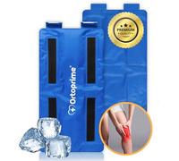 OrtoPrime bolsa Gel FRÍO para Lesiones RODILLA de Gel y Calor REUTILIZABLE - Bolsa Hielo Lesiones Rodilla Congelador y Microondas - Bolsa Calor ADAPTABLE a Cualquier Parte del Cuerpo