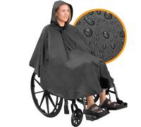 OrtoPrime Chubasquero Silla de Ruedas Impermeable - Saco impermeable silla de ruedas - Poncho lluvia Silla Ruedas - Saco silla de ruedas - Capa par Silla de Ruedas - Accesorios Silla de Ruedas