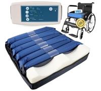 OrtoPrime Cojín Antiescaras de Aire con Compresor Silence Comfort Cojin Anti escaras para Sillón - Cojín antiescaras para Silla DE Ruedas - Cojines Antiescaras de Aire Cojin Silla Ruedas ORTOPÉDICO