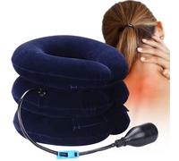 OrtoPrime Dispositivo de Tracción Cervical Alivia TENSIÓN Cuello - Collarín Cervical Hinchable Cervicales Dolor Cuello - Cojín Cervical Estirador de Cuello Corrector de Postura ALIVIAR PRESIÓN
