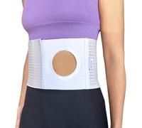 OrtoPrime Faja para Colostomía Adulto UNISEX - Cinturón de Ostomía CONFORT - Soporte Estoma para Hombre y Mujer - Cinturón Ostomía accesorios - Banda Cirugía Abdominal Hernia (Talla XL 105-115 cm)
