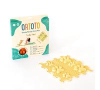 ORTOTO Alfombrilla de masaje sensorial individual, alfombrilla de rompecabezas, ortoépédica - Alfombrilla de masaje manual (patas de suerte, arena del desierto)